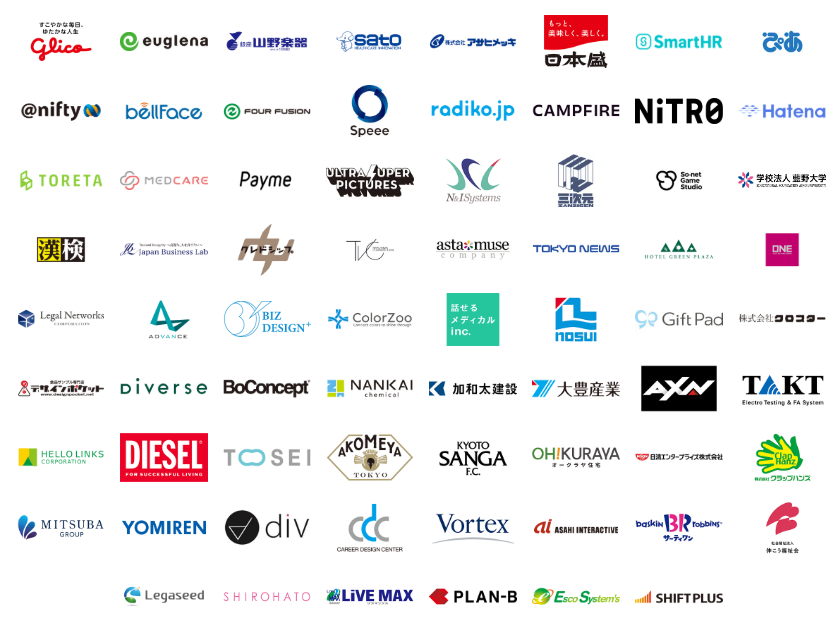 業種・規模を問わず多くの企業様にご採用いただいているクラウド勤怠管理システムAKASHI
