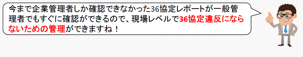 36協定違反にならないための管理を現場レベルで！