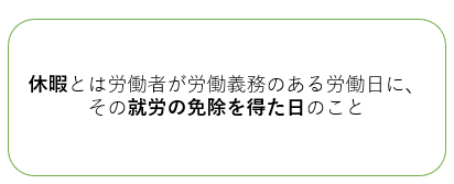 休日とは